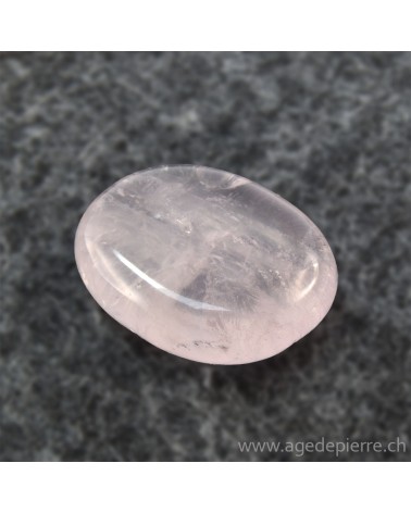 Galet de quartz rose