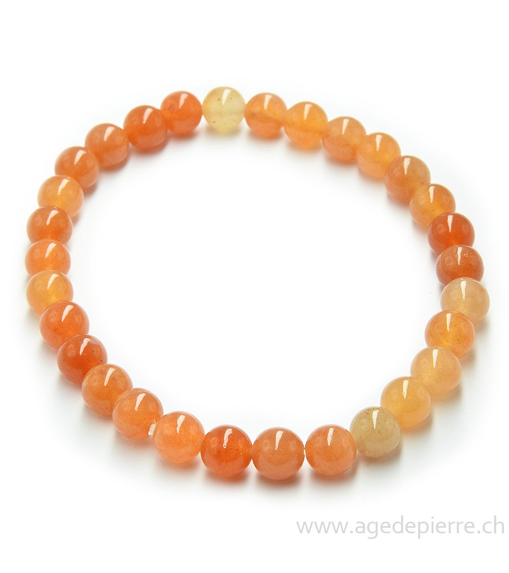 Aventurine orange bracelet