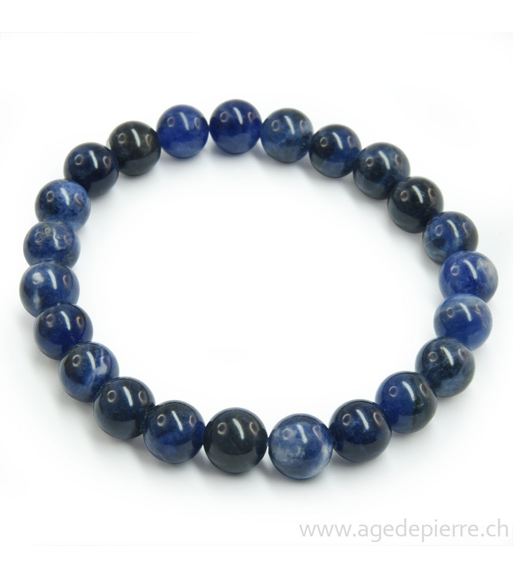 Sodalite bracelet l'âge de pierre Vevey