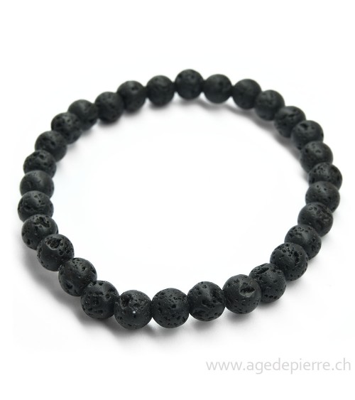 Lave bracelet avec perles de 8mm