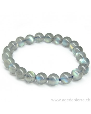 Labradorite bracelet avec perles de 8mm