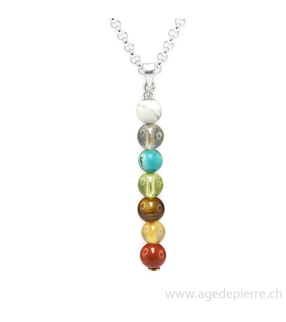 Pendentif 7 chakras