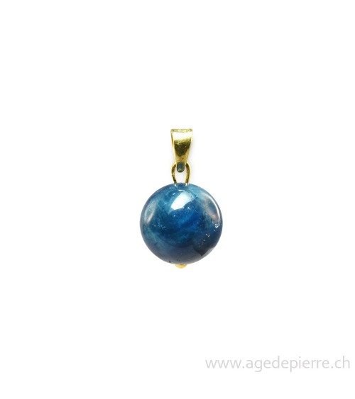 Pendentif sphère avec apatite