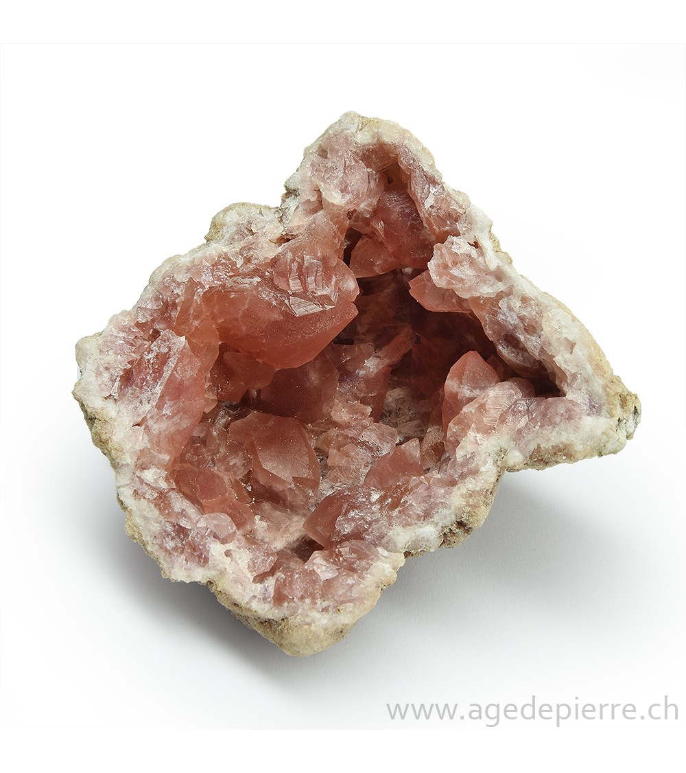 Géode de quartz rose (pink amethyst)