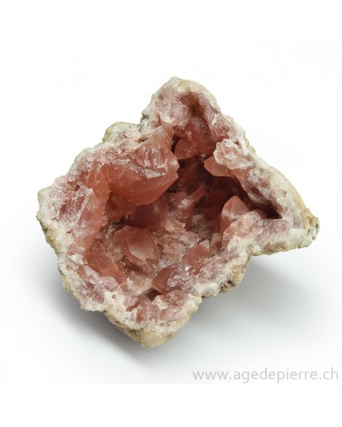 Géode de quartz rose (pink amethyst)