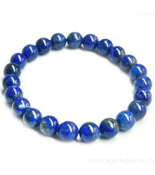 Bracelet lapis lazuli l'Âge de pierre Vevey