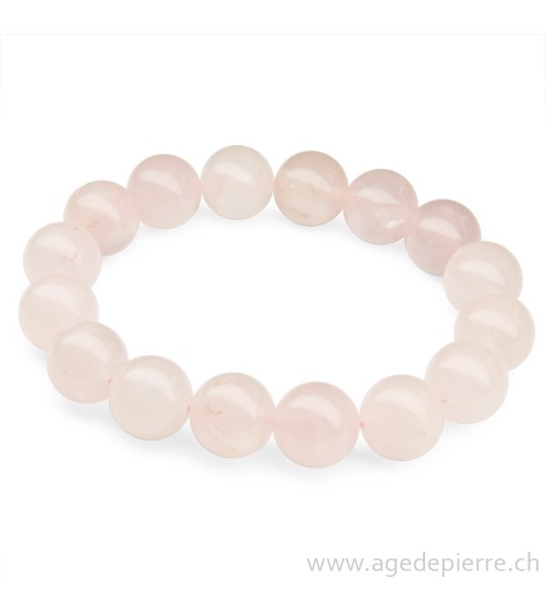 Quartz rose bracelet  l'Âge de pierre Vevey